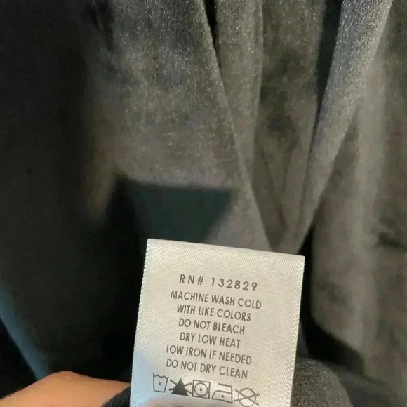 Lovers and Friends Zoja Sweatshirt Mini Dress Black Soft Ribbed Hem Size XXS - Picture 7 of 10